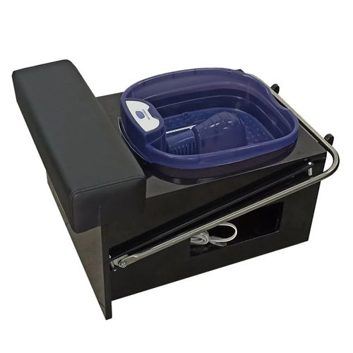 Sillón spa pedicure Letmex negro 8608