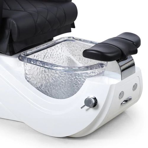 Spa pedicure tarja de acrílico Letmex con masaje blanco s813
