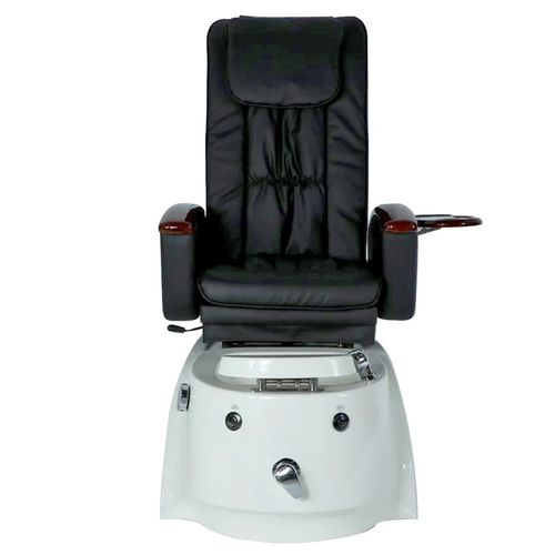 Spa pedicure Letmex sillón reclinable y masaje negro-blanco ts1105-mk