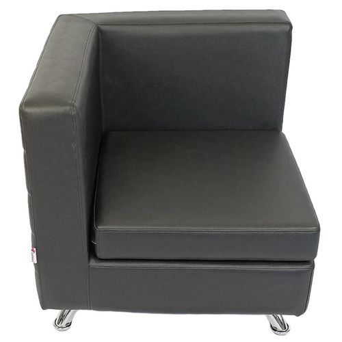 Sillón De Espera Letmex Negro W25