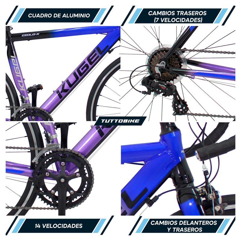 Rodadas de discount bicicletas de ruta