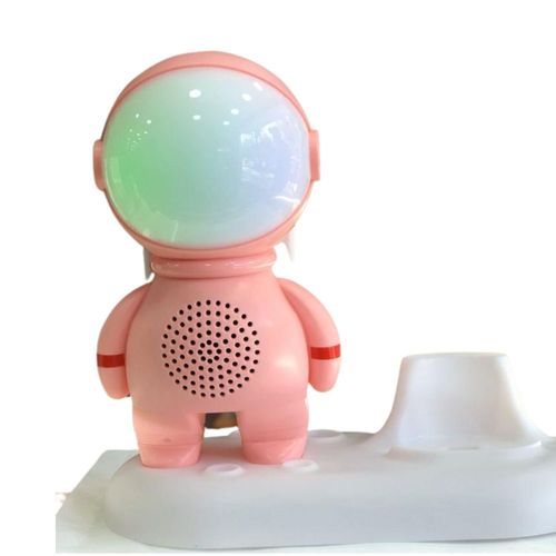 Bocina Bluetooth Con Luces LED Gadgets & Fun Astronauta