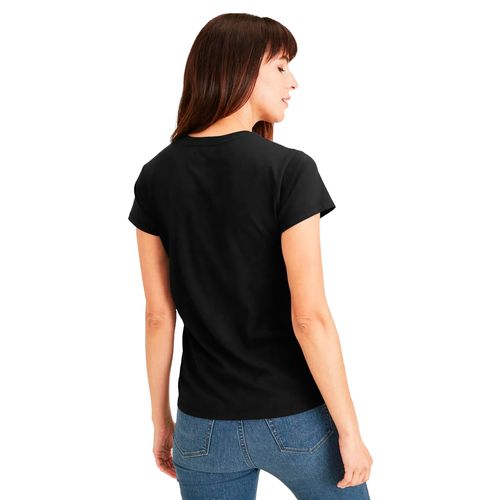 Playera Casual Para Dama Dockers Negro A0243-0001