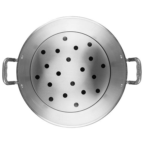Vaporera de aluminio Vasconia con tapa de vidrio  34 l 229026