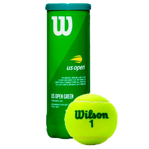 Set de 3 mini pelotas de tenis Wilson despres transition verde wrt137500