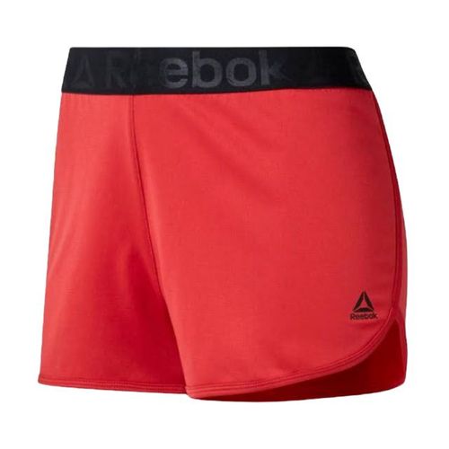 Short para dama Reebok workout ready easy rojo