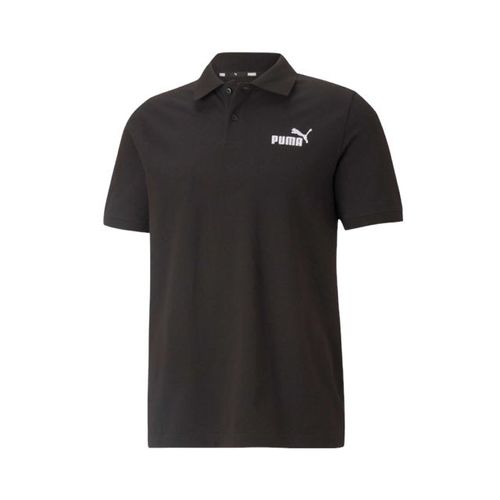 Playera tipo polo para caballero Puma essentials negra