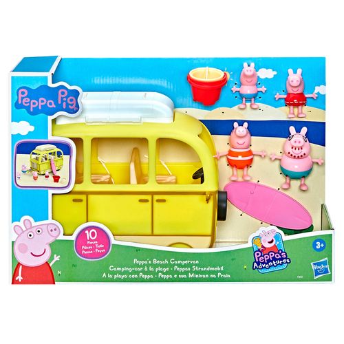 Juguete Peppa Pig Camper A La Playa Con Peppa F3632