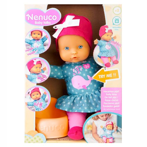 Muñeca para niña Nenuco baby talks potty time 700016281
