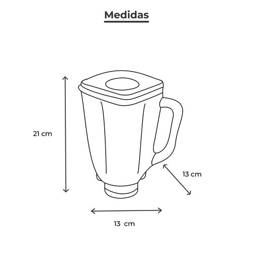 Vaso Oster Blanco 004890-011-805