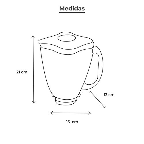 Vaso De Plástico Oster Blanco 004917-011-805