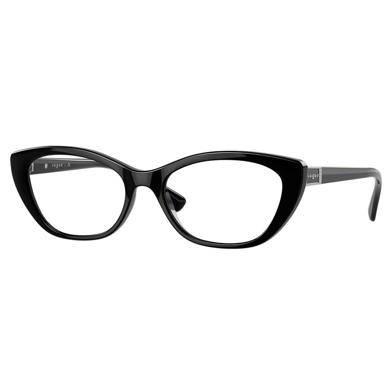 Armaz n De Lentes Para Dama Vogue Negro 0VO5425B W44 52 La Marina