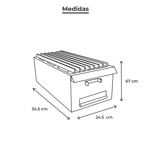 Parrilla acero inoxidable gas lp Ferro 2 quemadores 16541003