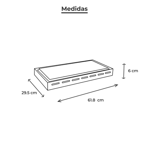 Plancha sola con placa de acero inoxidable Ferro  16544005