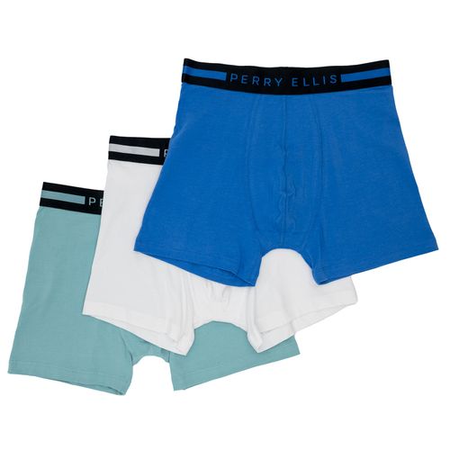 Bóxer Corto Para Caballero Perry Ellis 3p Multicolor 210252