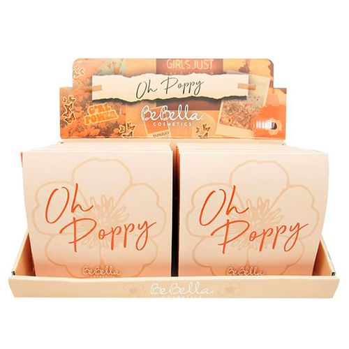 Paleta de sombras Beauty Creations oh poppy 16 tonos eff-c