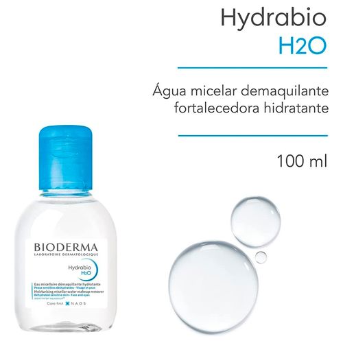 Agua micelar Bioderma hydrabio h2o 100 ml bio-limd0004