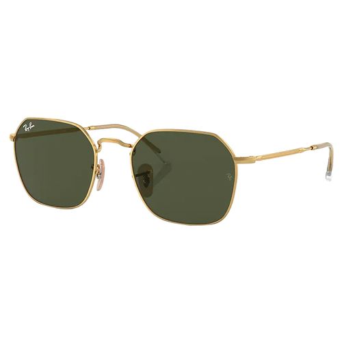 Lentes Solares Unisex Ray Ban Rectángulo Dorado 0RB3694