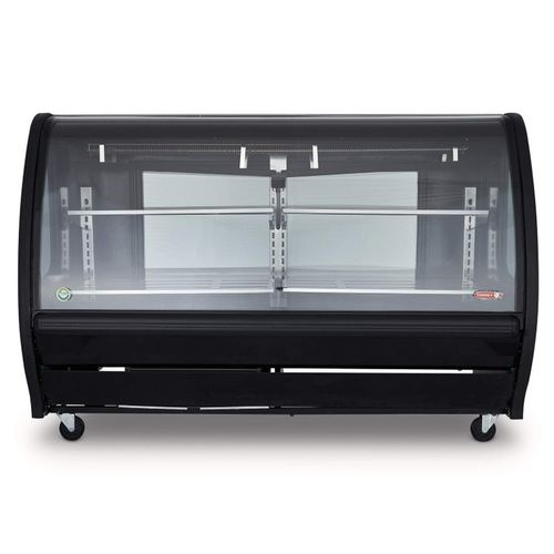 Vitrina Refrigerante Torrey Vidrio Curvo Negro TEM200CN