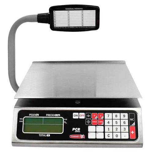 Báscula digital Torrey torreta acero inoxidable pcr40t