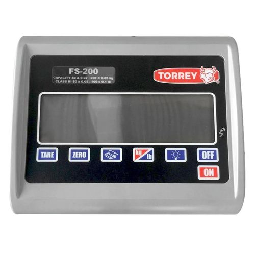 Báscula de recibo Torrey para mostrador 200kg fs200