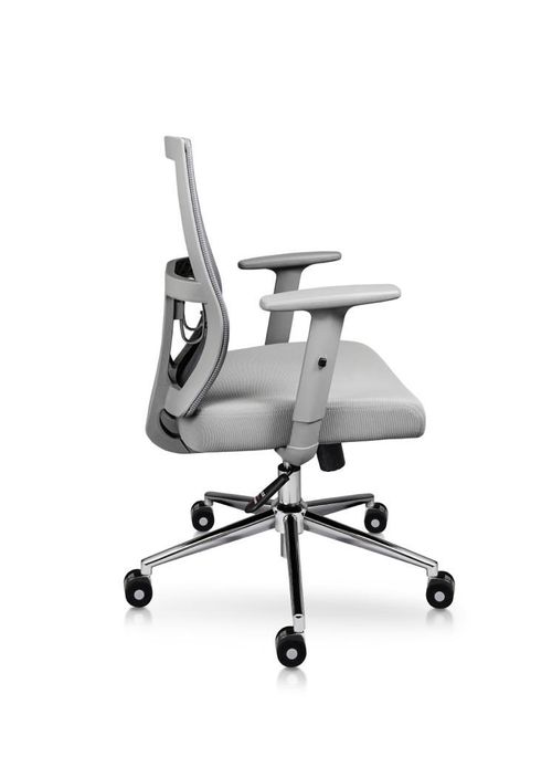 Silla Para Escritorio Ergo Mobiliario Gris Trento G