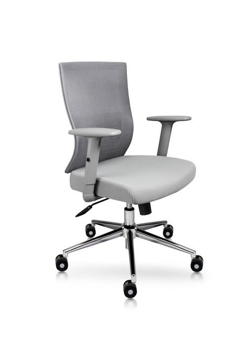 Silla Para Escritorio Ergo Mobiliario Gris Trento G