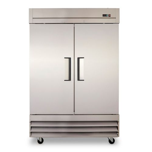 Refrigerador vertical Torrey 2 puertas solidas 47 pies acero inoxidable rvsa-47ui