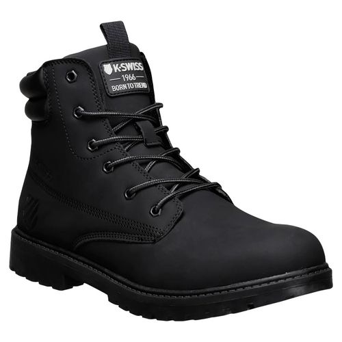 Bota Casual Para Caballero K-Swiss Lincoln Negro 0F498001