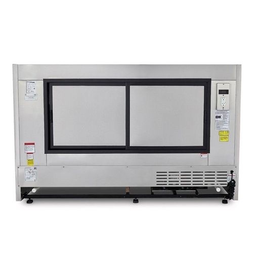 Vitrina exhibidora Torrey 182cm acero inoxidable drd6ai