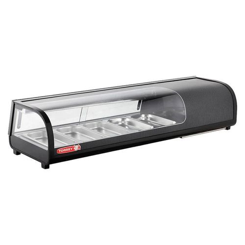 Vitrina Refrigerada Torrey Para Sushi 53P Negro VSR-52L