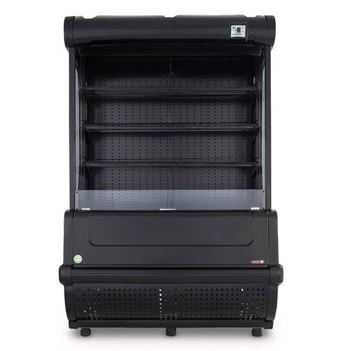 Refrigerador tramo abierto Torrey cortina de aire negro vra23
