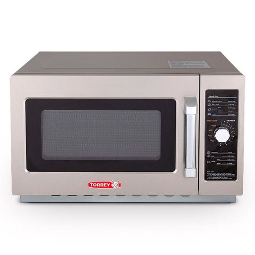Horno de microondas Torrey con perilla acero inoxidable mit1.2d