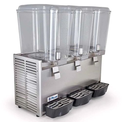 Dispensador De Bebidas Torrey 3 Tazones 18L Acero Inoxidable DB18X3