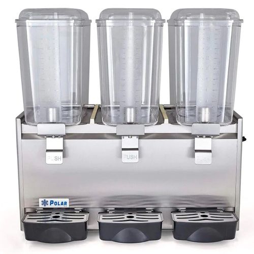 Dispensador de bebidas Torrey 3 tazones 18l acero inoxidable db18x3