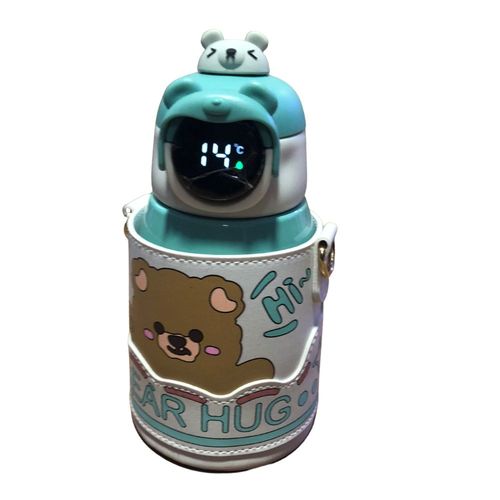Termo digital de acero inoxidable Gadgets & Fun 500 ml verde