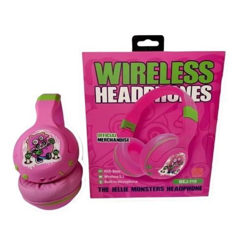 Audífonos De Diadema Inalámbricos Gadgets & Fun Jellie Monsters Rosa