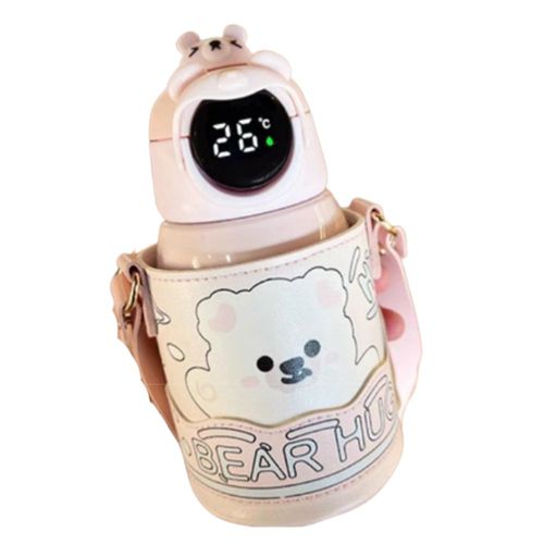 Termo digital de acero inoxidable Gadgets & Fun 500 ml rosa