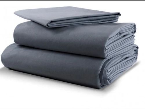 Sábanas de microfibra B.Kind & Beyond gris oscuro matrimonial
