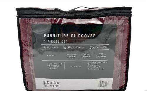 Cubre salas ajustable B.Kind & Beyond vino stretch