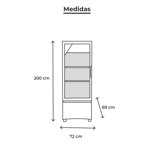 Refrigerador vertical Imbera 20p vr-20