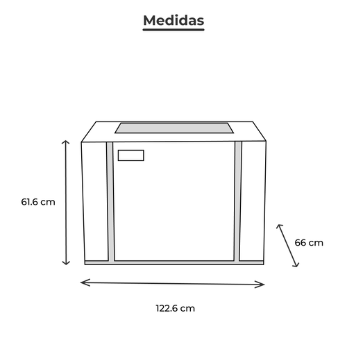 Fábrica de hielo 708 kg mhc680