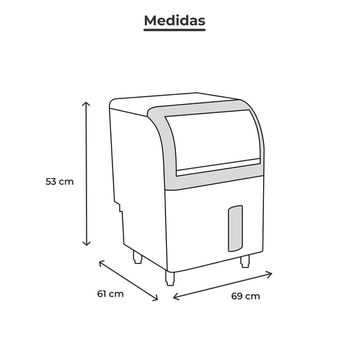 Fábrica De Hielo Frape MHF230