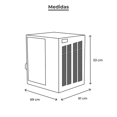 Fábrica de hielo frape 550 kg mhf550
