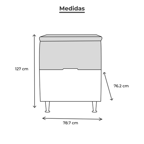 Deposito De Hielo 250 Kg DH250