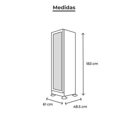 Refrigerador Vertical Cobalt VL100 COB