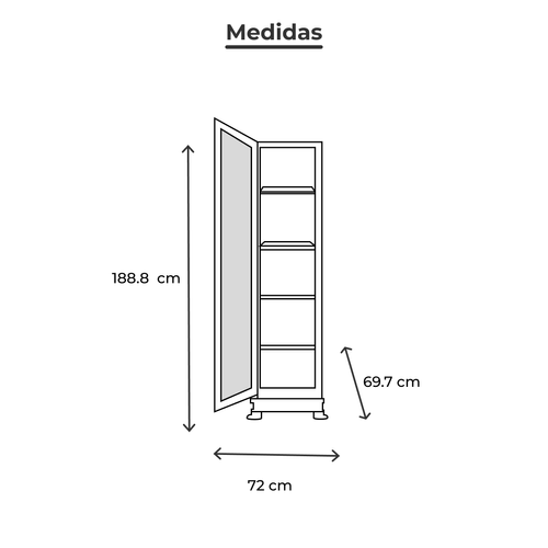 Refrigerador vertical cobalt 1 vr17 cob
