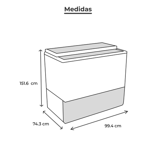 Enfriador horizontal 18p ht18