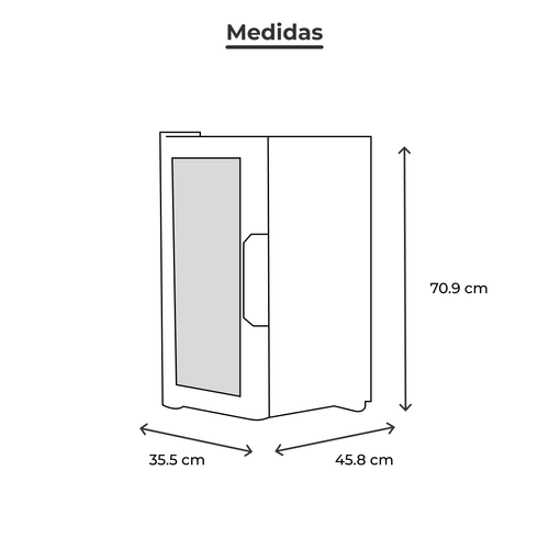 Refrigerador cervecero 1.5p ccv24