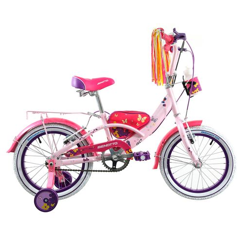 Bicicleta para niña Benotto r16 1v cIty brianna